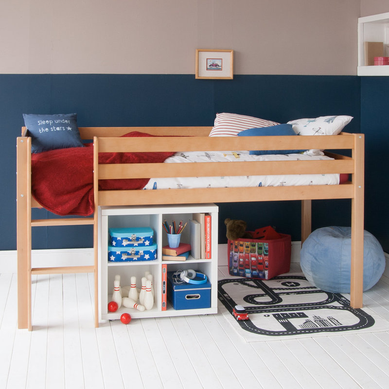 Isabelle & Max Karley European Single Mid Sleeper bed with storage